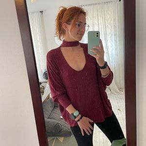 Urban Outfitters Mock-Neck Sweater